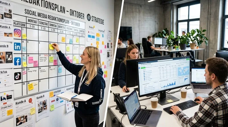 Content-Kalender erstellen — So planst du 3 Monate Social Media vor